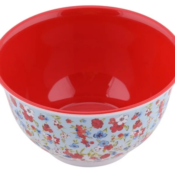 Last One! Pioneer Woman Melamine Mixing Bowl Set, 10 Piece Set Heritage Floral - Picture 5 of 6